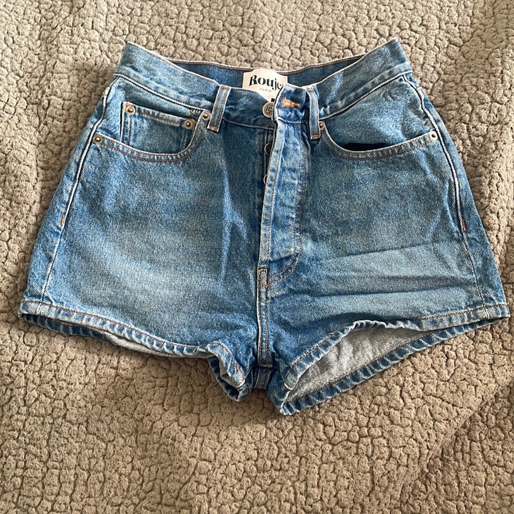 Rouje Adam Shorts in Indigo Double Stone Size 24